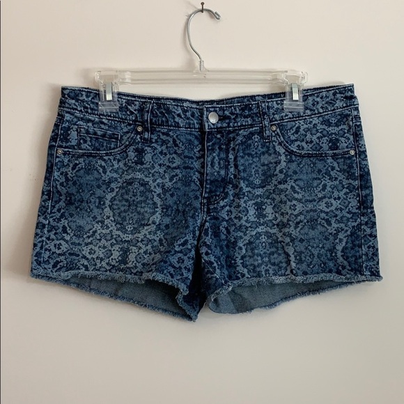5/$25 - Mossimo - size 10, cheeky denim shorts - Picture 1 of 2